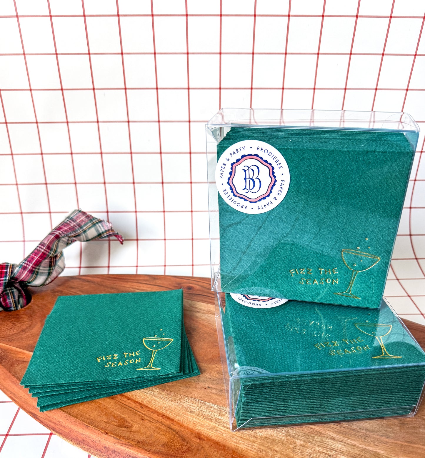 Fizz The Season Cocktail Napkin Set 30 pieces