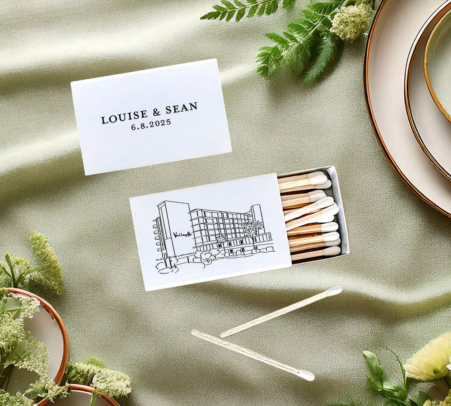 Customizable Venue Matchboxes
