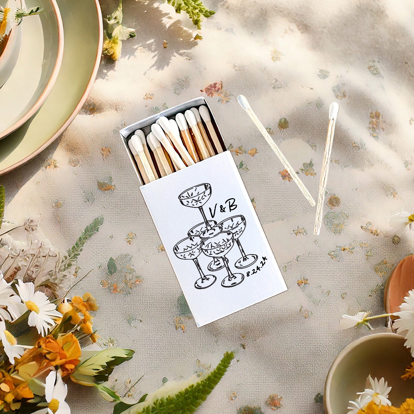 Champagne Tower Matchbox