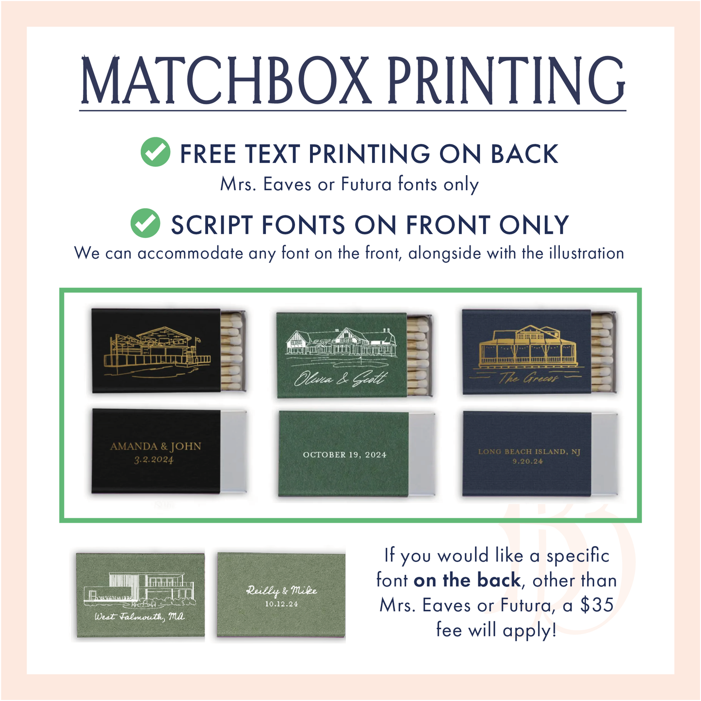 Customizable NYC Taxi Cab Matchboxes