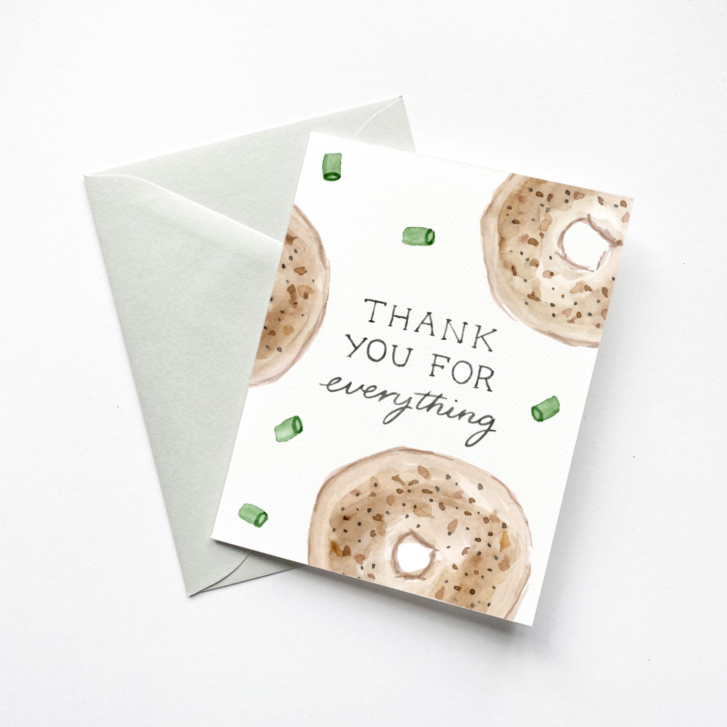 Thanks for Everything Bagel Card – BrodieBee