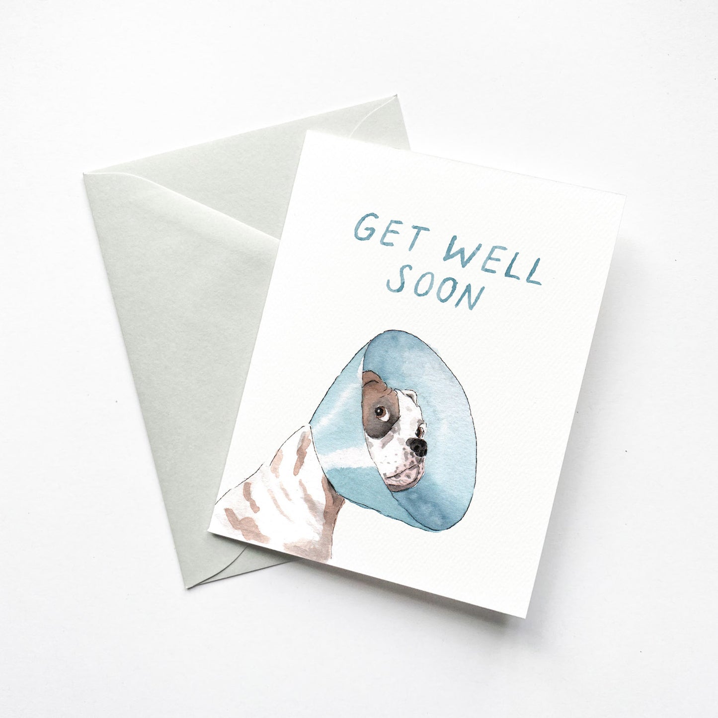 Get Well Soon Dog Card