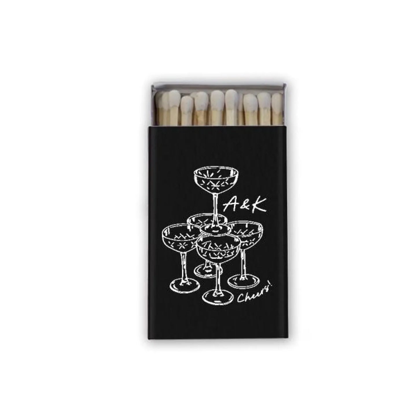 Champagne Tower Matchbox