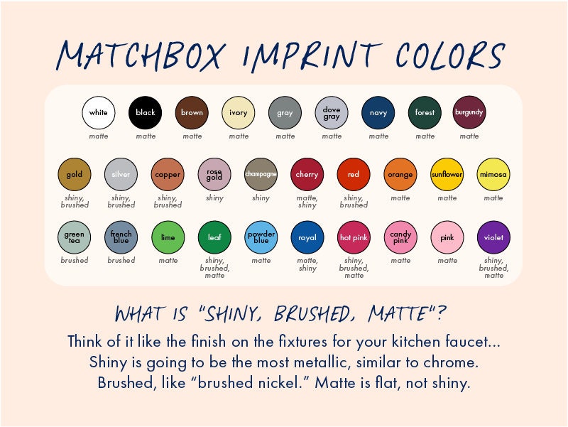 Custom Whimsical Nautical Icons Matchboxes | Wedding Bachelorette | Personalized | Bach Party Shower | Rehearsal Dinner Night Before Match