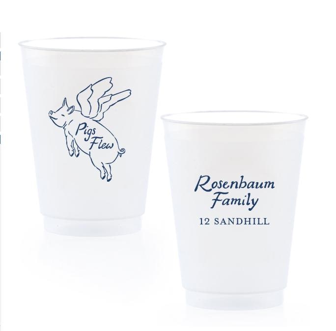 Fully Custom Frost Flex Plastic Cup