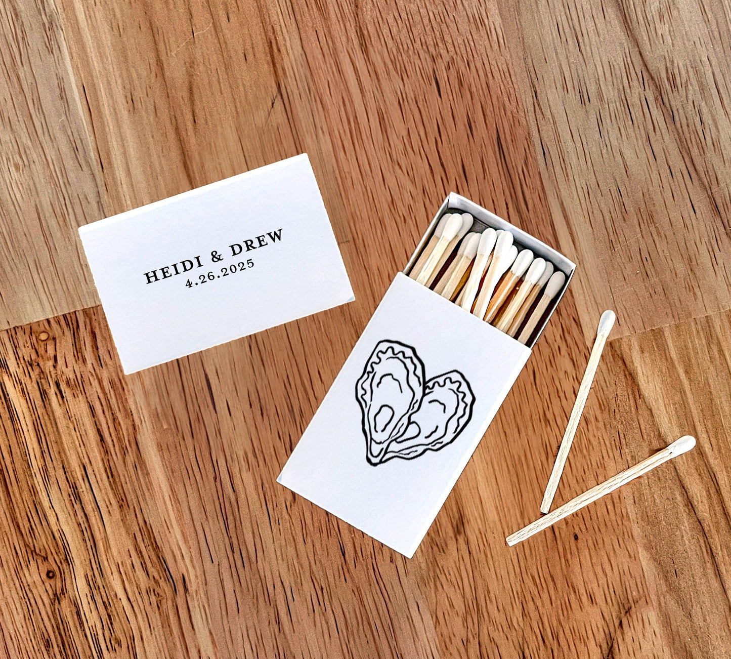 Oyster Heart Matchboxes