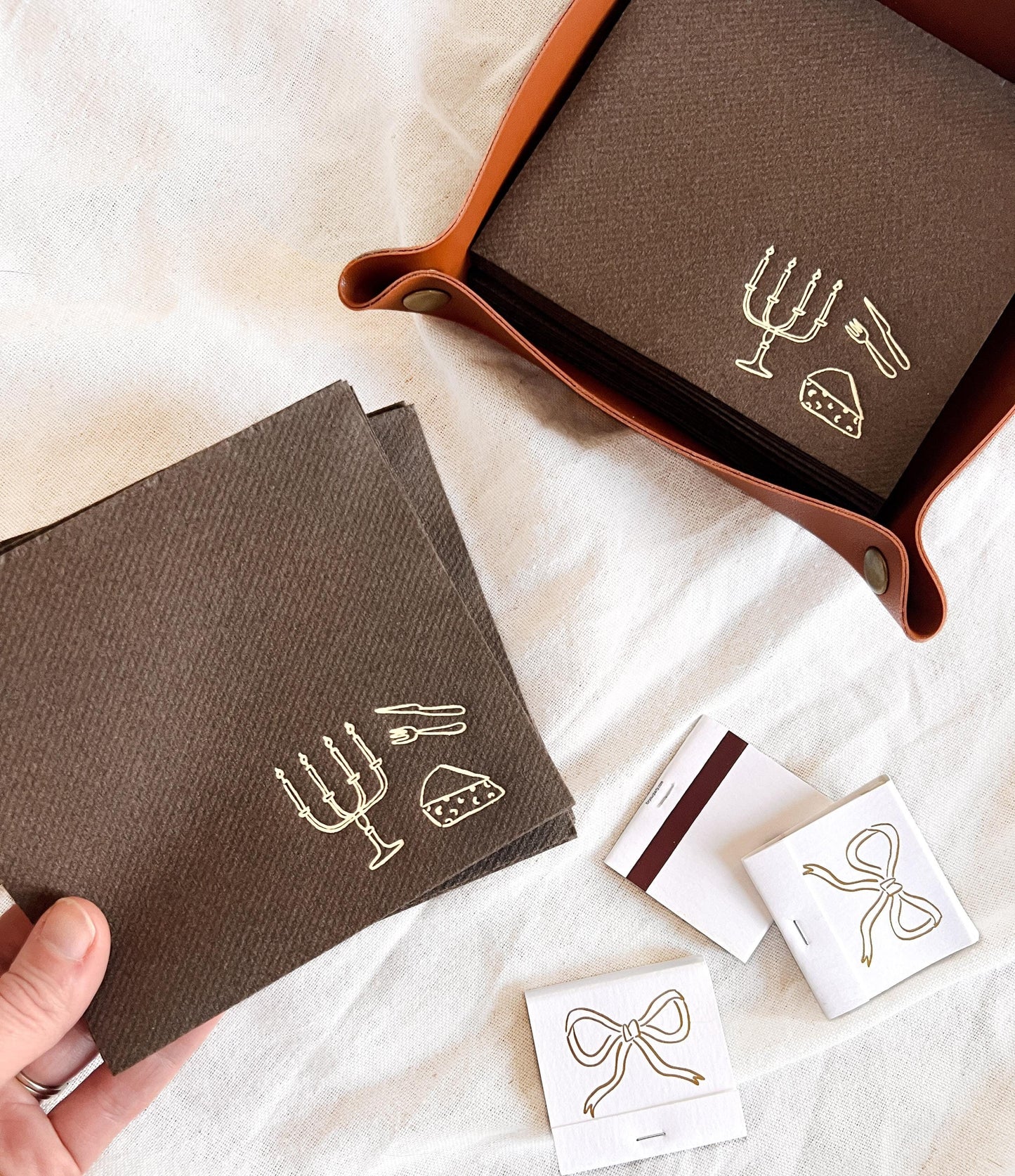 Whimsical Dinner Party Cocktail Napkin Set