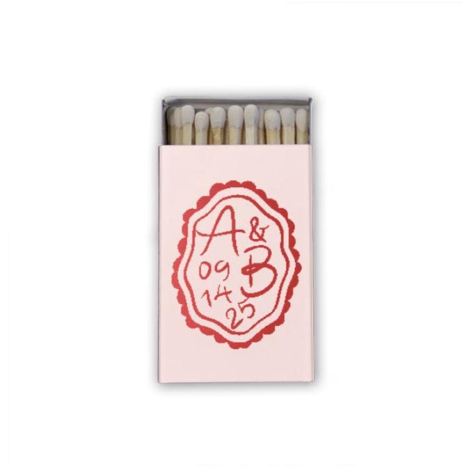 Whimsical Shield Crest Matchboxes