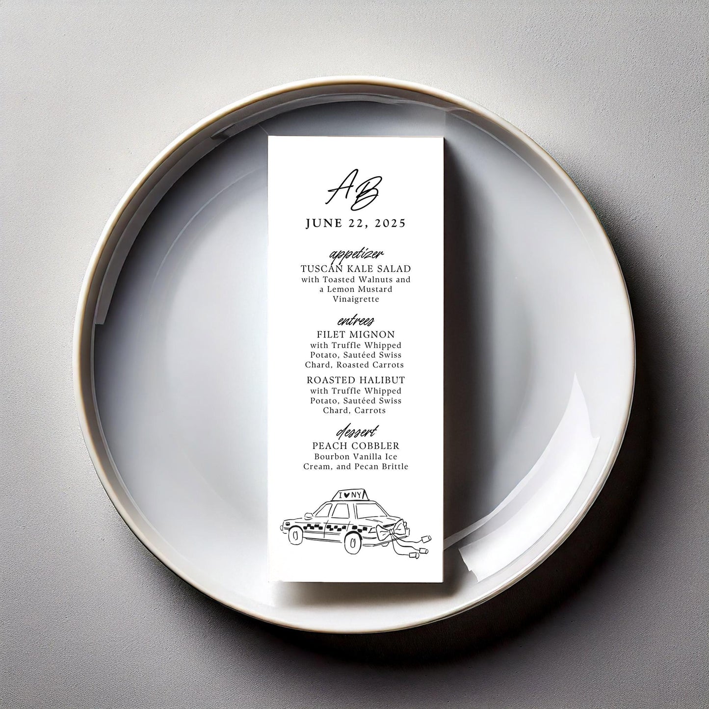 NYC Wedding Illustrations: Hand-Drawn Icon Bundle