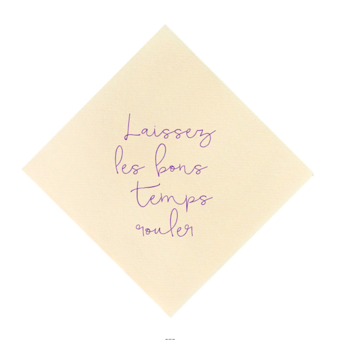 Mardi Gras Cocktail Napkin Set