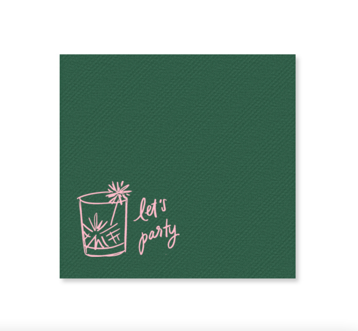 Let's Party Cocktail Napkin Set