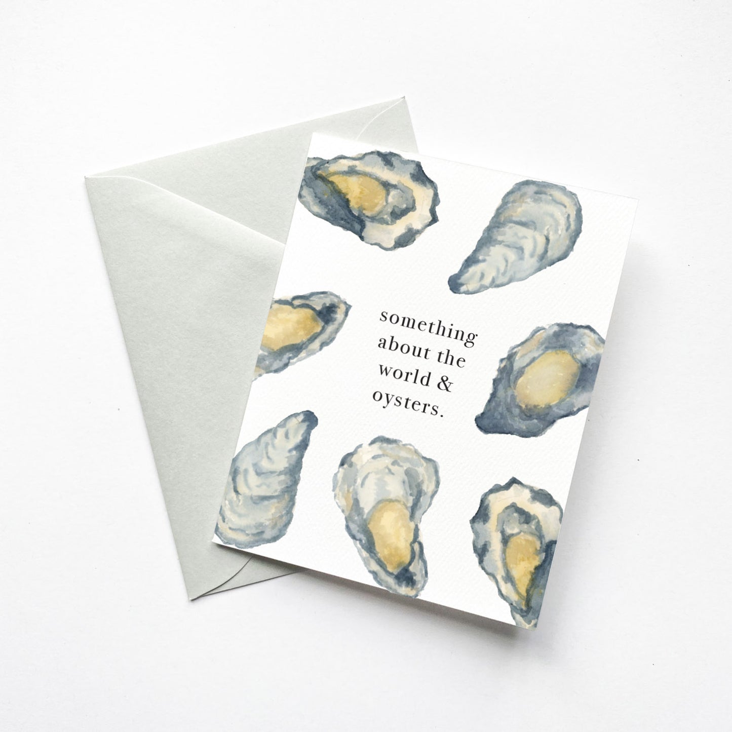 Something About Oysters Card