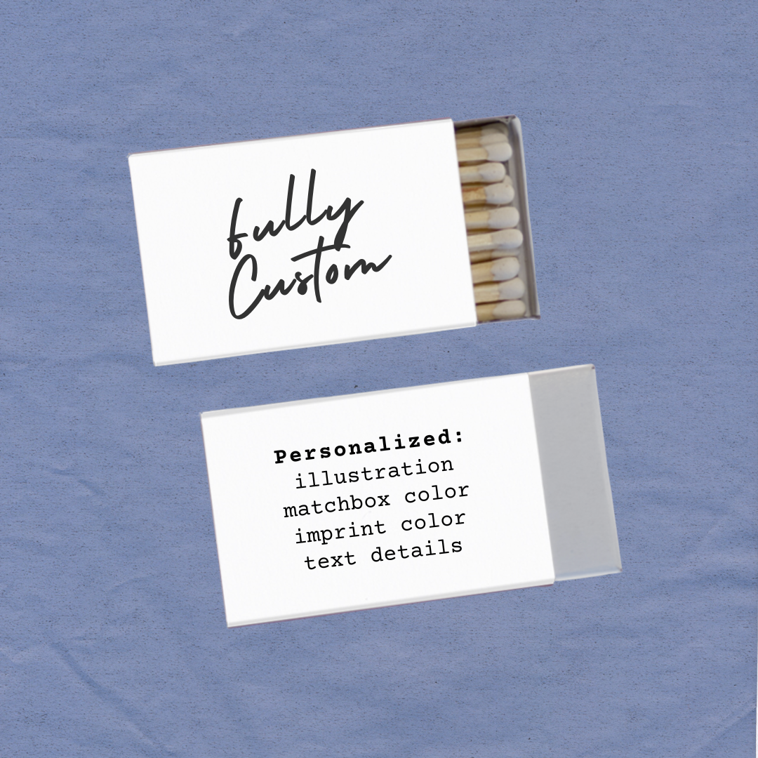 Matchbox with Fully Custom Design