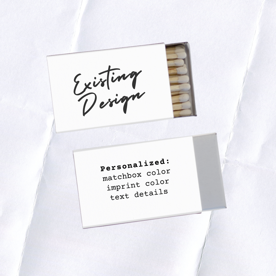 Matchbox with Existing Design
