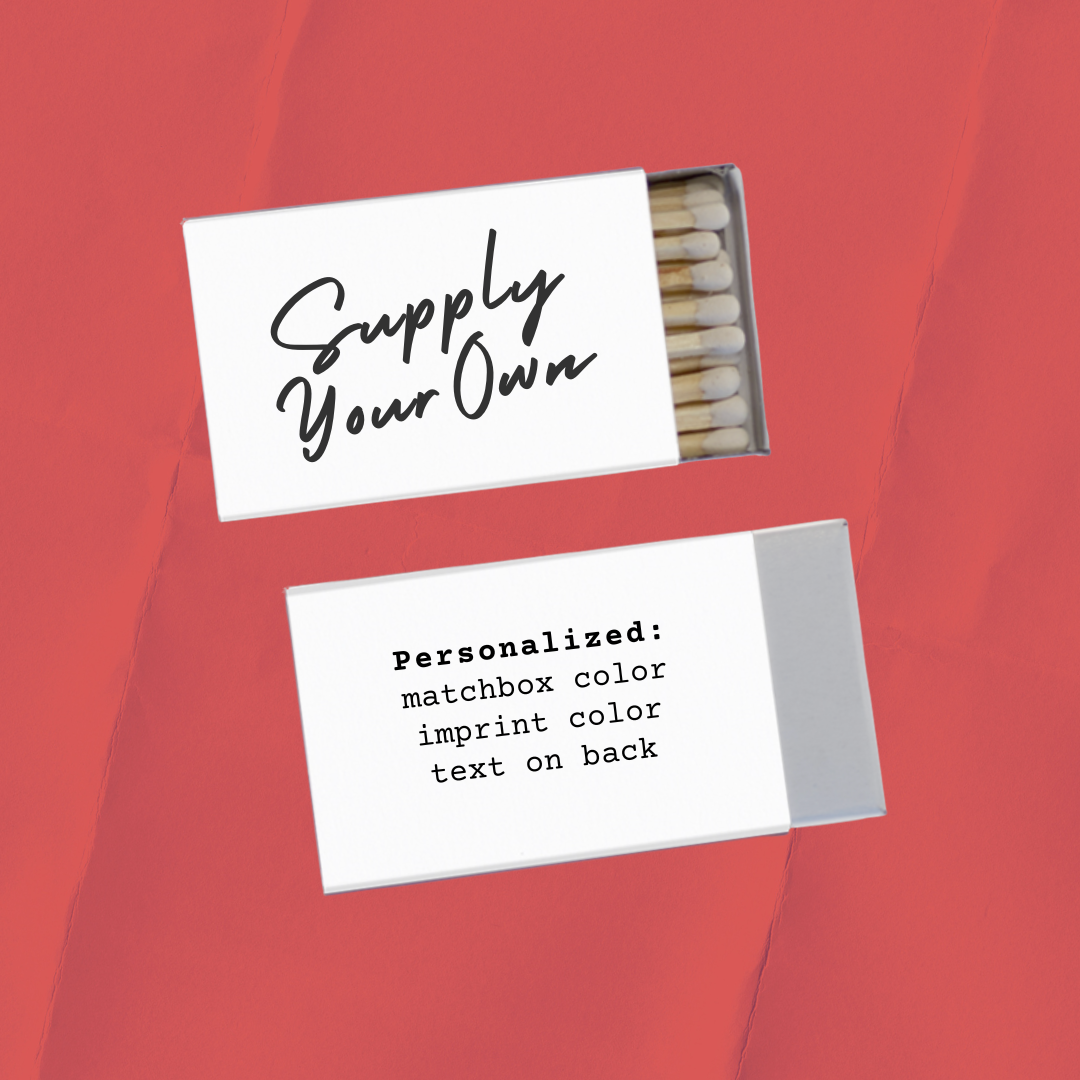 Matchbox with Supplied Artwork