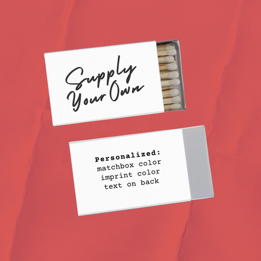 Matchbox with Supplied Artwork