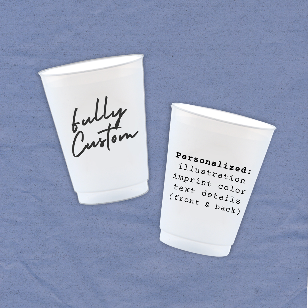 Frosted Cups with Fully Custom Design