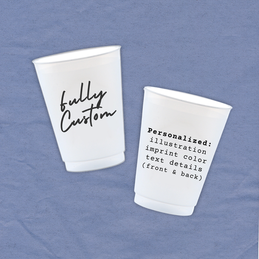 Frosted Cups with Fully Custom Design