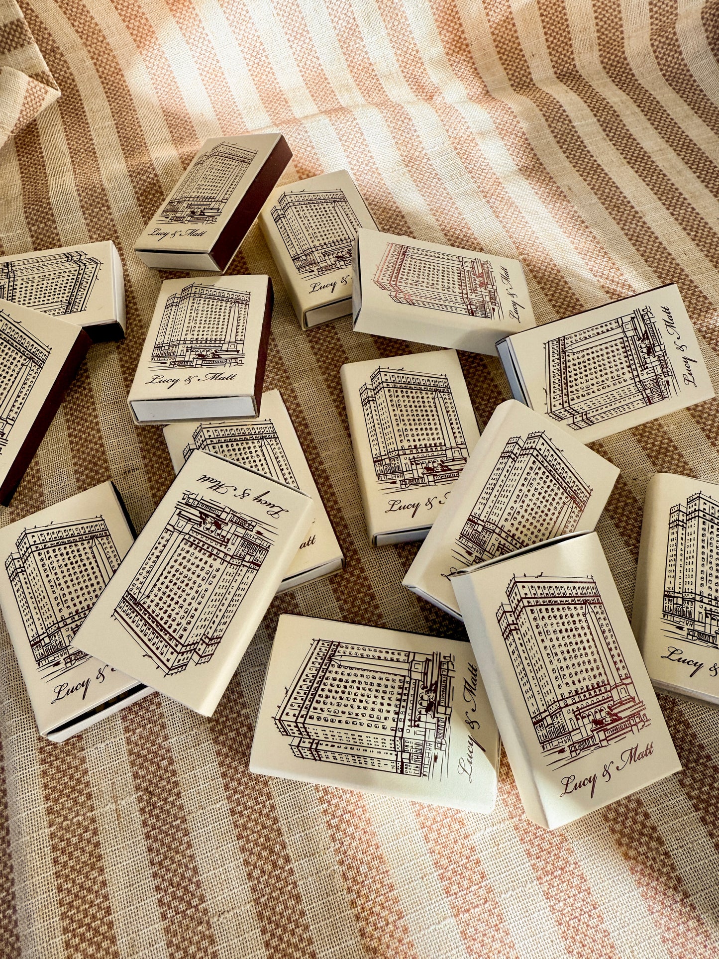 Customizable Venue Matchboxes