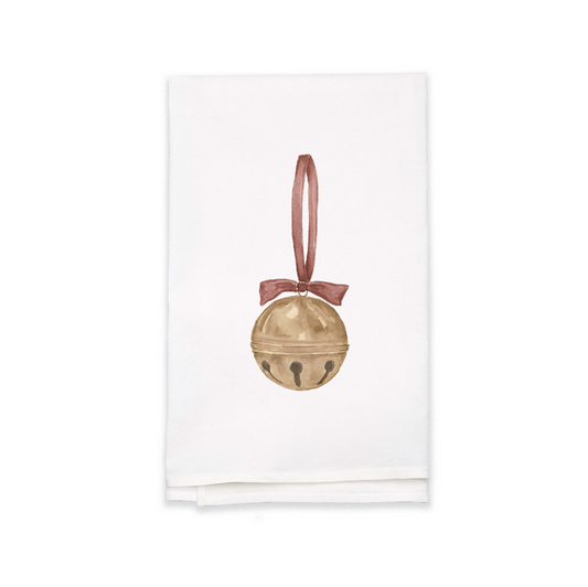 Holiday Sleigh Bell Tea Towel