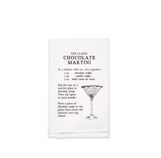 Chocolate Martini Tea Towel