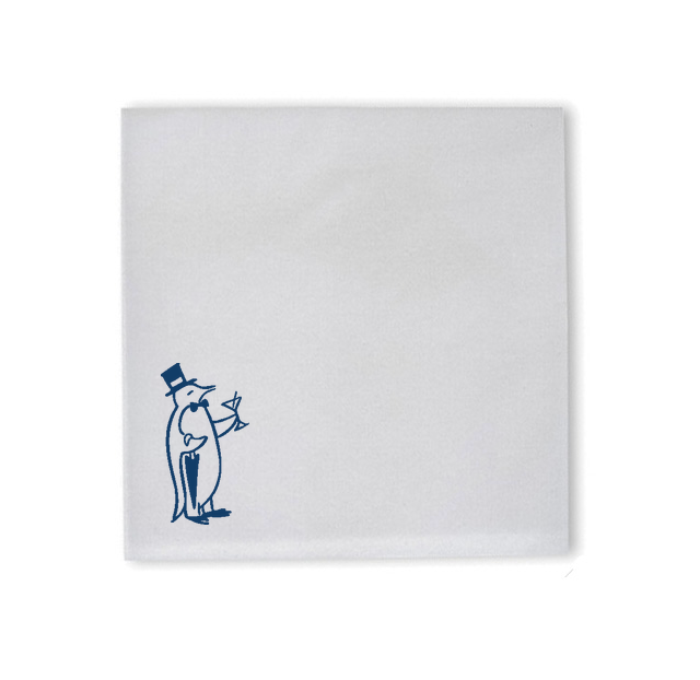 Penguin Martini Cocktail Napkin Set