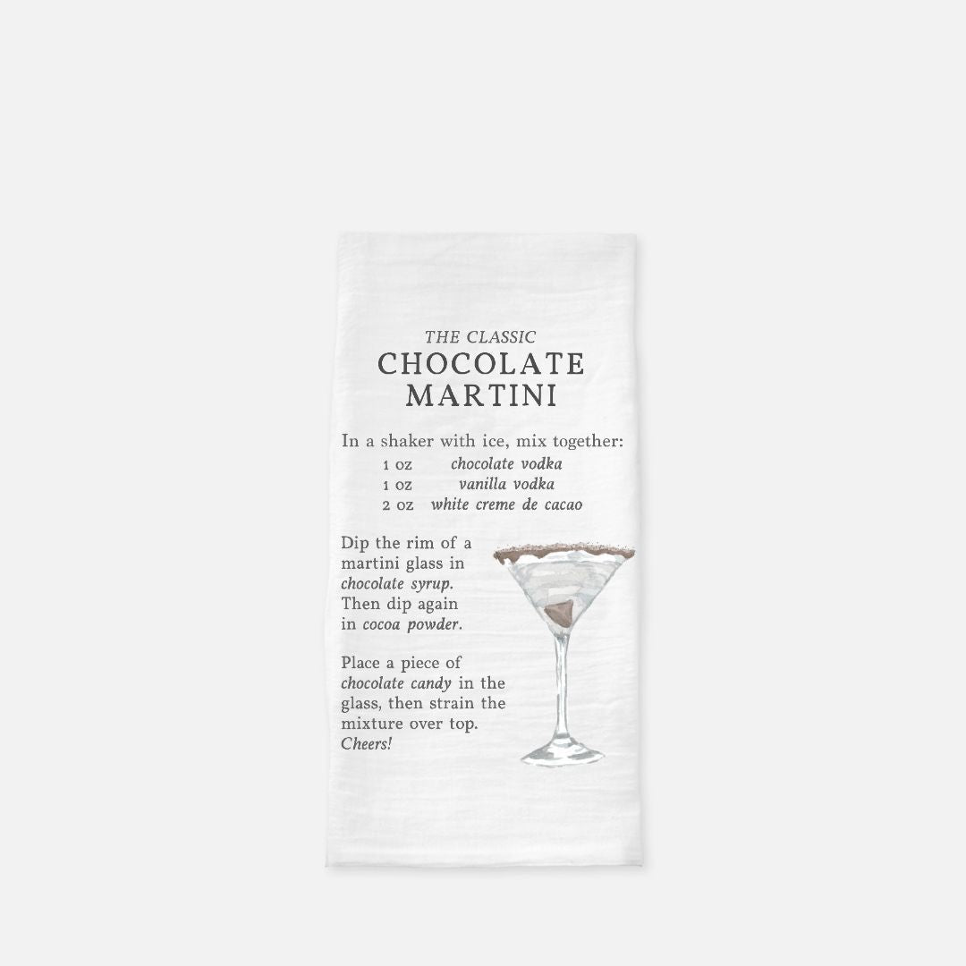 Chocolate Martini Tea Towel
