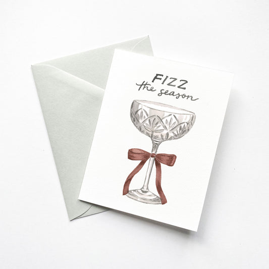 Fizz the Season Holiday Card