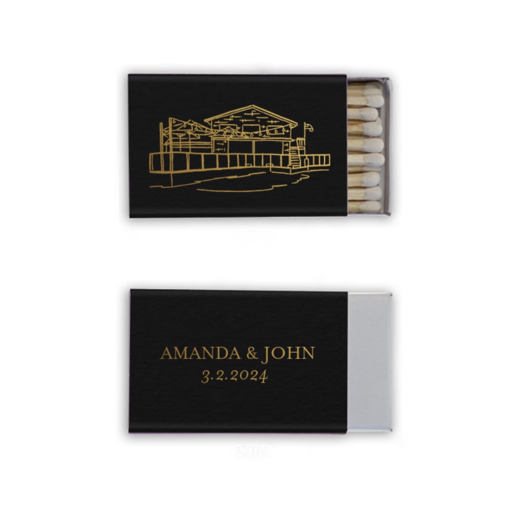 Customizable Venue Matchboxes