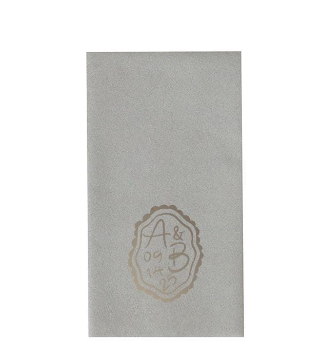 Whimsical Shield Crest Guest Towel Napkin