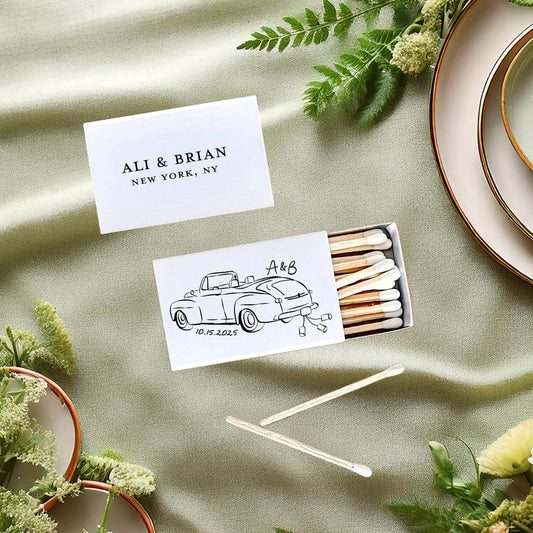 Vintage Get Away Car Matchboxes