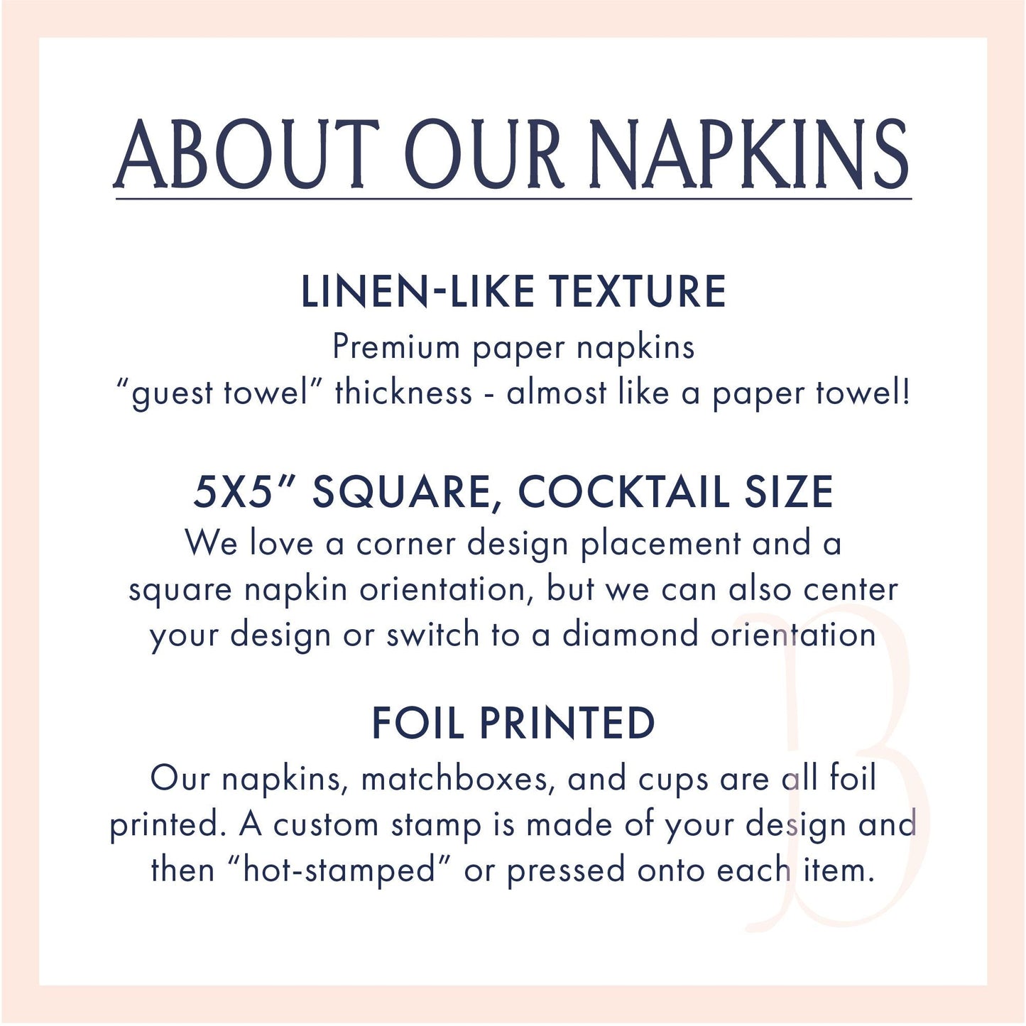 Custom Retro Heart Cake Cocktail Napkin | Wedding | Party | Bachelorette | Birthday | Personalized | Bridal Shower | Bach | Baby