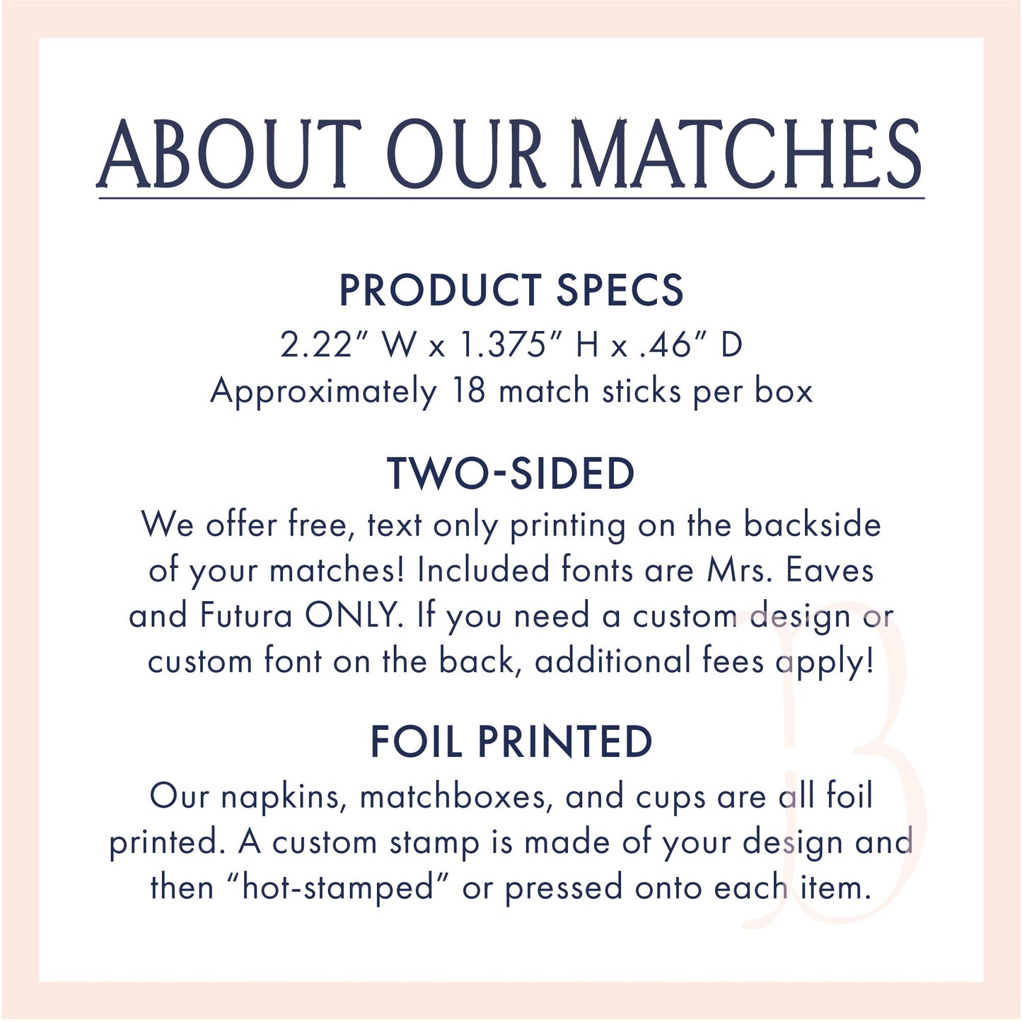 Anchor Crest Matchboxes: Coastal Wedding, Shower Favors