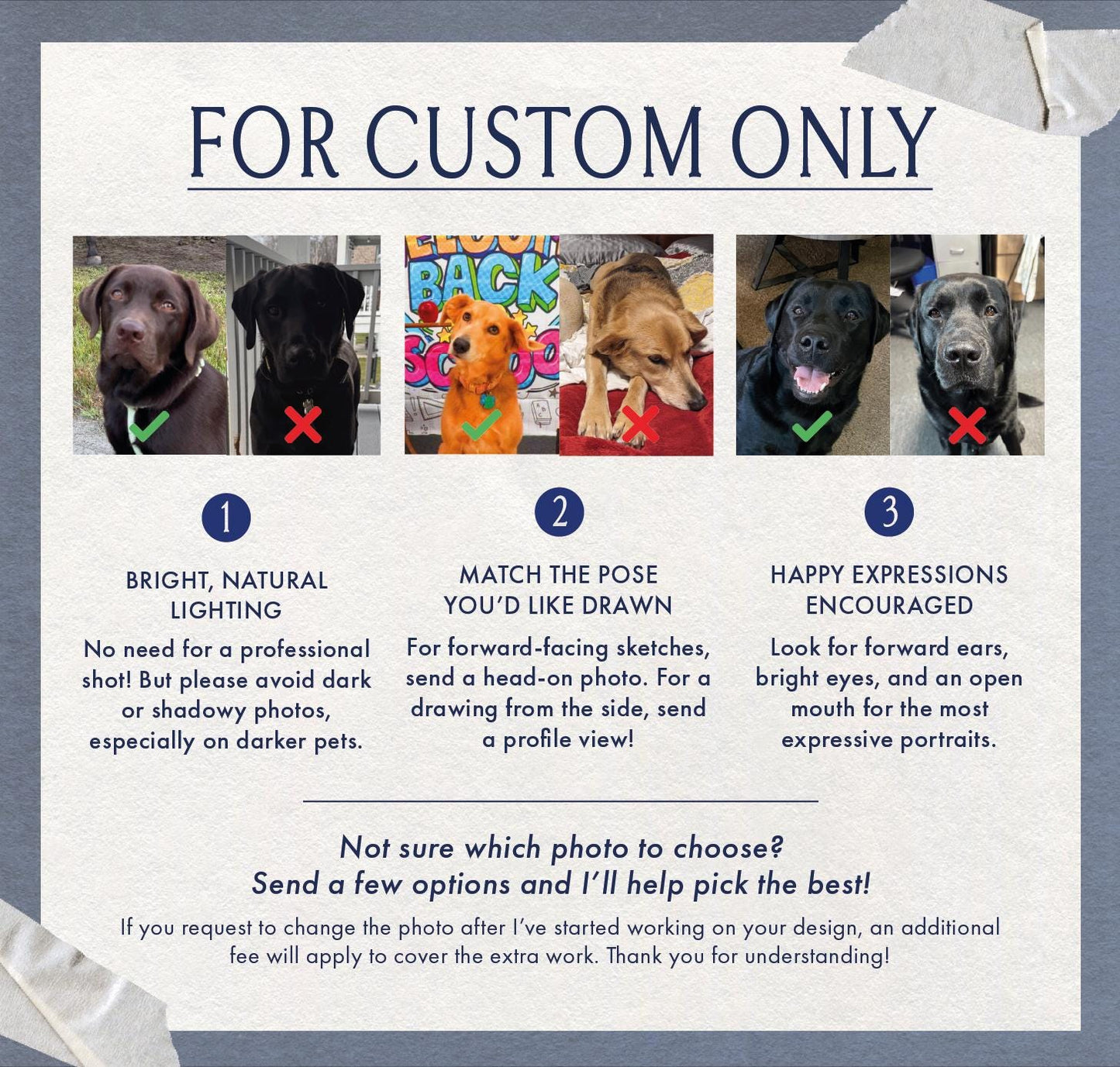 Dog with Glass in Mouth Illustration Cocktail Napkin | For Wedding, Engagement Party, Rehearsal Dinner, Bridal Shower