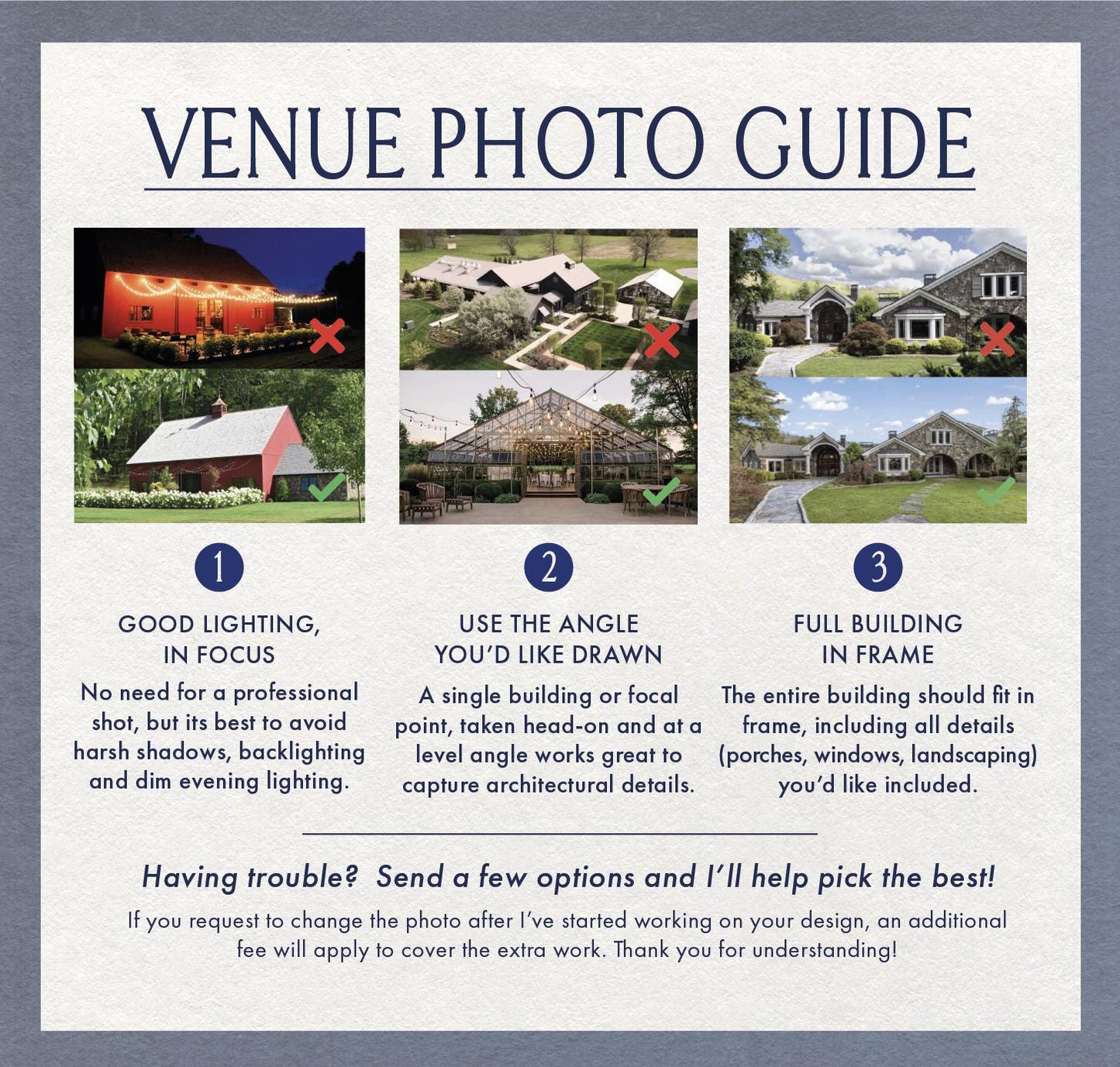 Fully Custom Venue Illustration Digital File, For Wedding Signage, Stationery and Party Wares,  Printable Artwork