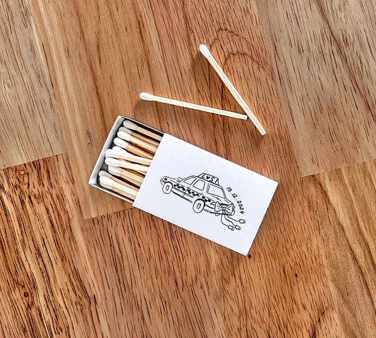 Customizable NYC Taxi Cab Matchboxes