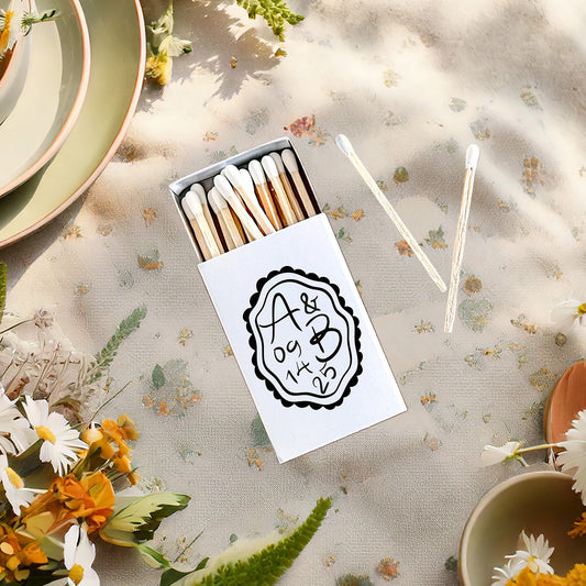 Whimsical Shield Crest Matchboxes