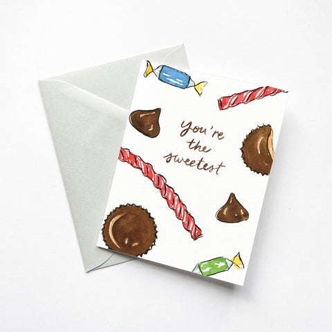 You're The Sweetest Candy Card