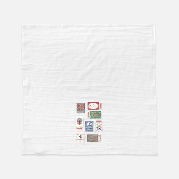 Pennsylvania State Matchbox Tea Towel