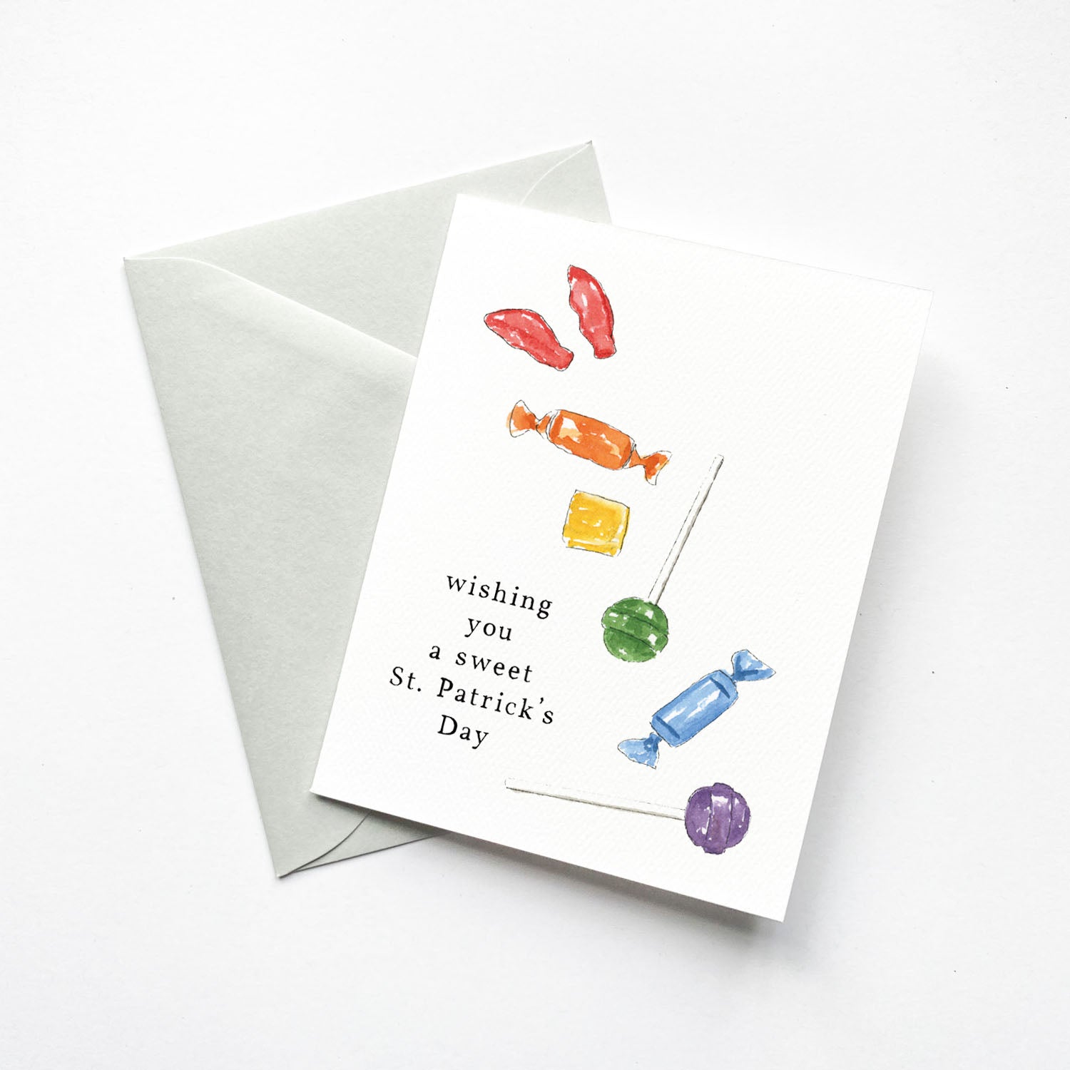 Sweetest St. Patrick's Day Candy Card
