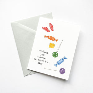 Sweetest St. Patrick's Day Candy Card