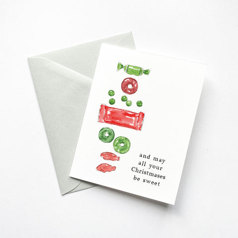 Sweet Christmas Candy Card