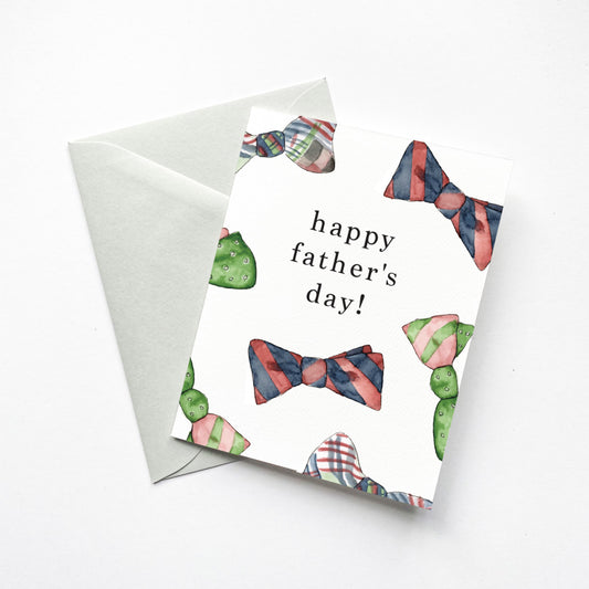 Bow Tie Father's Day Card