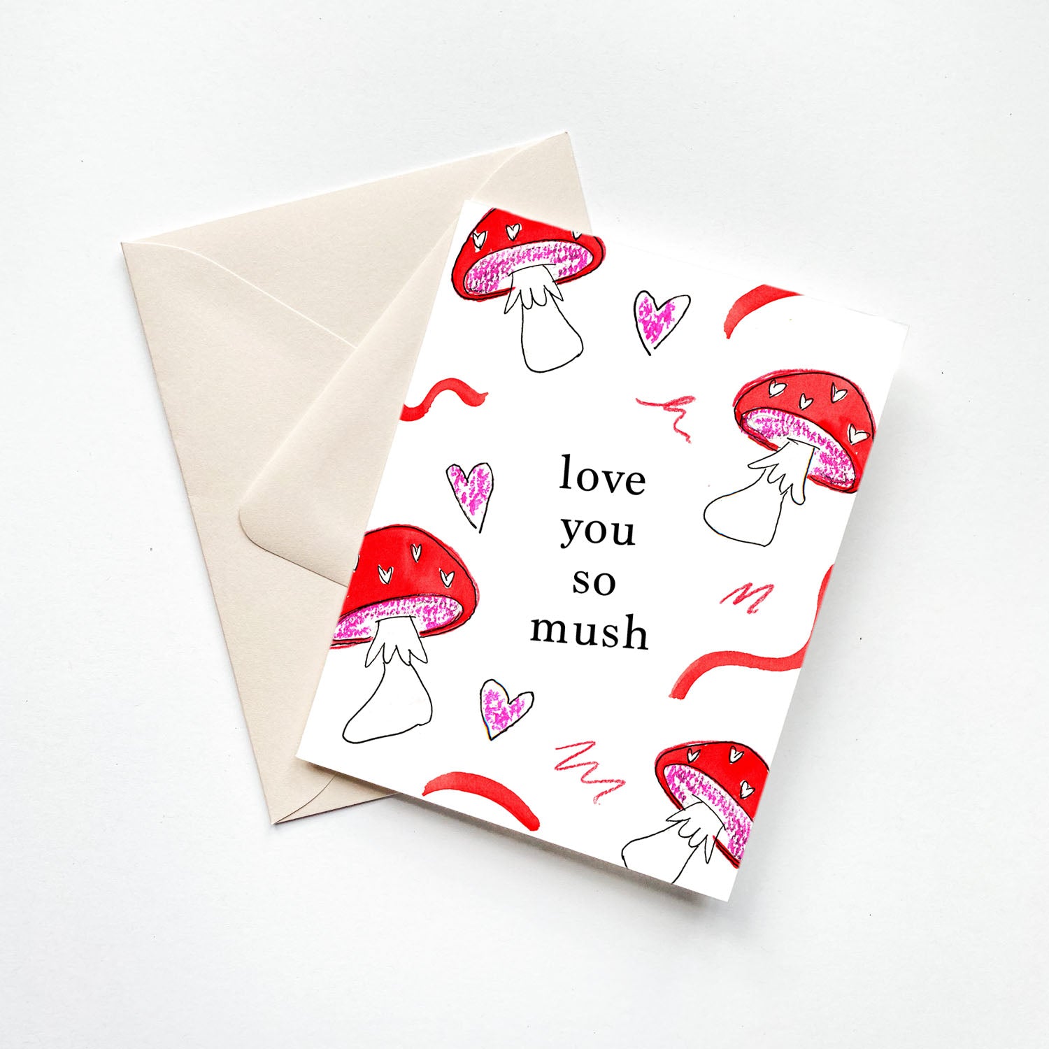 Love You So Mush Valentine's Card