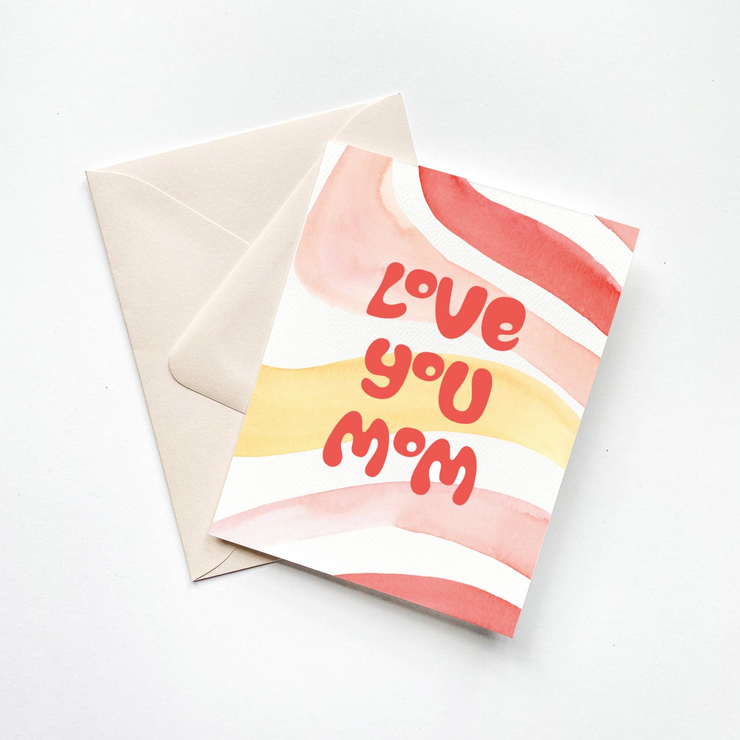 Groovy Love You Mom Card