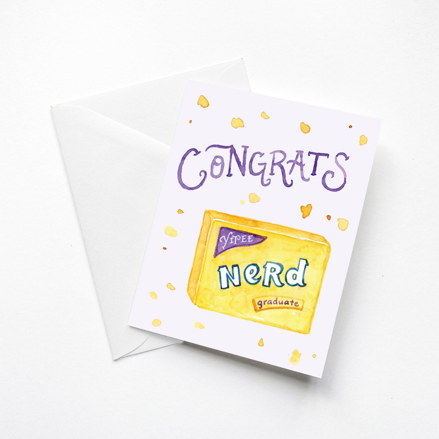 Congrats, Nerd! Candy Card